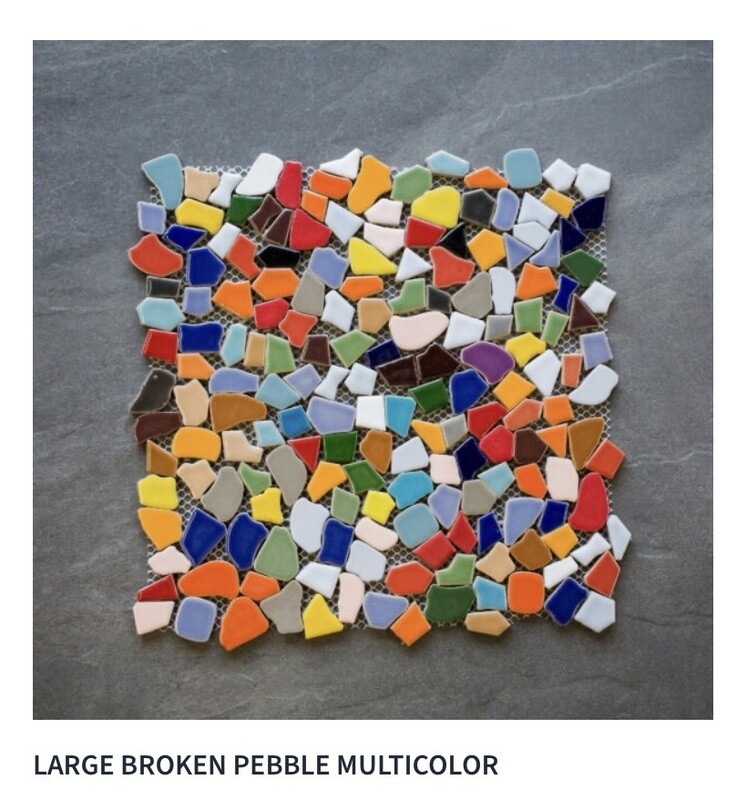 Joy Series Broken Pebble Mosaics (Lori London) $29.99 SQFT