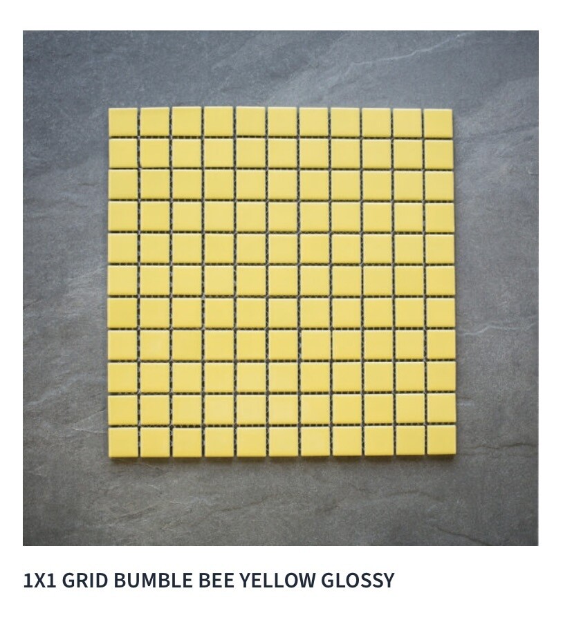 Grid Series 1x1 Mosaic (LL) available in many colors $15.99 SQFT