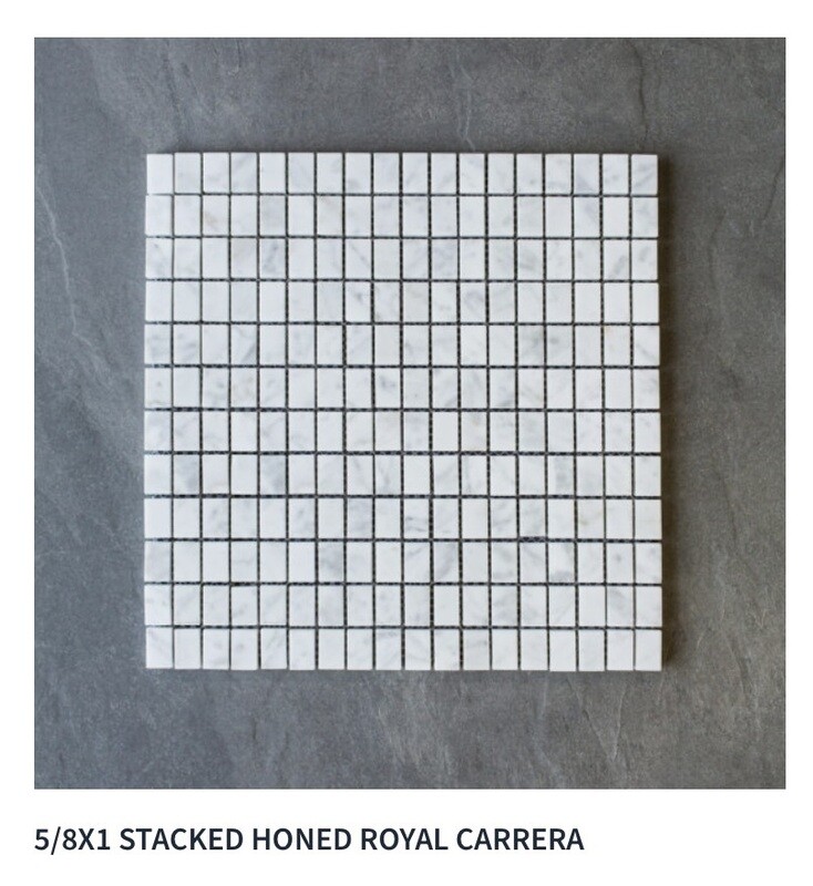 Pillar Series Stacked Honed Mosaic (Lori London) available in many colors/blends $24.99 SQFT