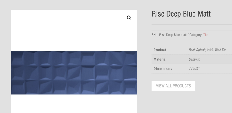 Rise Deep Blue Matt 14x40 (Tileco) $16.15 SQFT