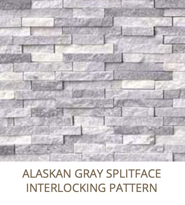 Alaskan Grey Splitface Interlocking Pattern (MSI) $29.92 SQFT