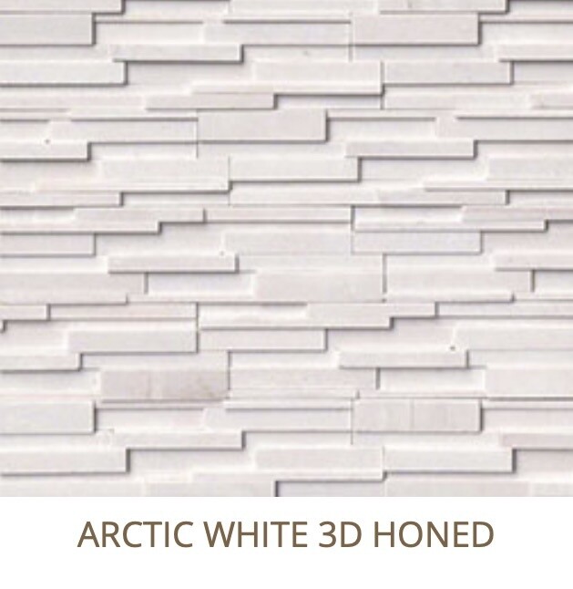 Arctic White 3D Honed (MSI) $15.04 SQFT