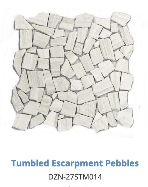 Tumbled Escarpment Pebbles - 27STM014 (DZN) $13.56 SQFT