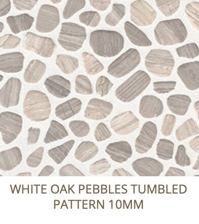 White Oak Pebble Mosaic (MSI) $22.24 SQFT