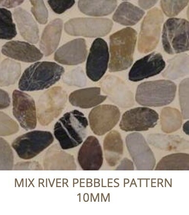 Mix River Pebble Mosaic (MSI) $22.32 SQFT