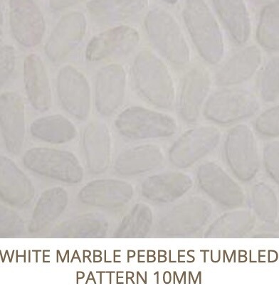 White Marble Pebble Mosaic (MSI) $21.48 SQFT