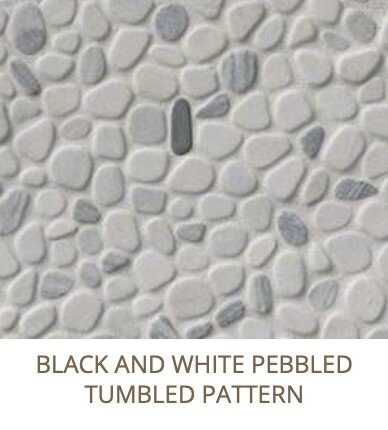 Black & White Pebble Mosaic (MSI) $20.82 SQFT