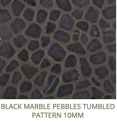Black Marble Pebble. Mosaic (MSI) $21.48