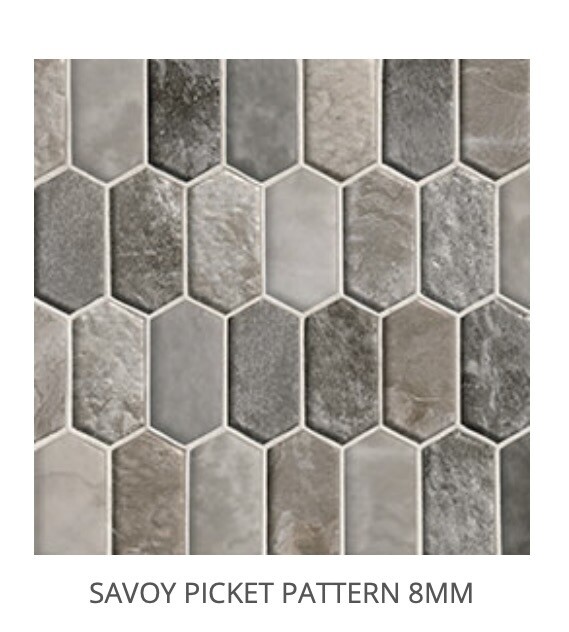 Savoy Picket Mosaic (MSI) $26.38 SQFT