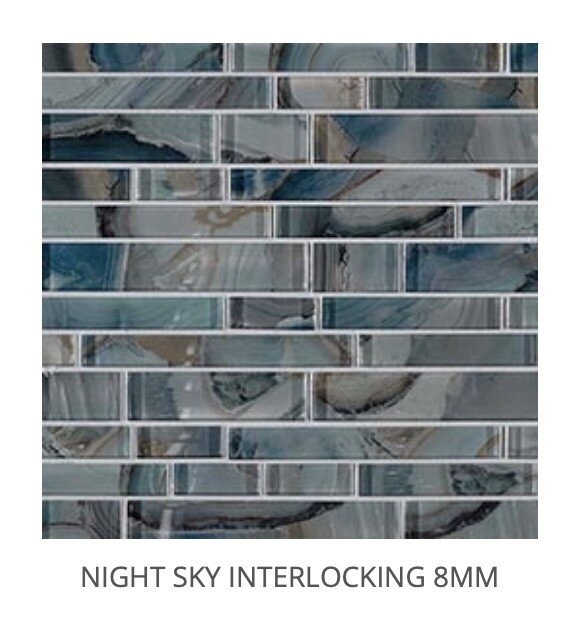 Night Sky Interlocking Mosaic (MSI) $25.12 SQFT