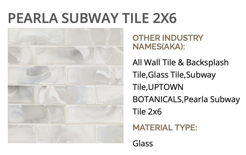 Pearla Subway Mosaic (MSI) $29.77 SQFT