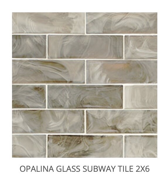 Opalina Glass Subway Mosaic (MSI) $28.72 SQFT