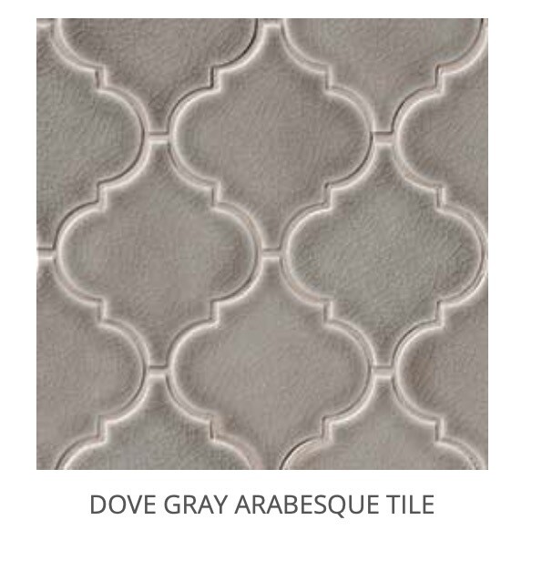Dove Grey Arabesque Mosaic (MSI) $20.86 SQFT