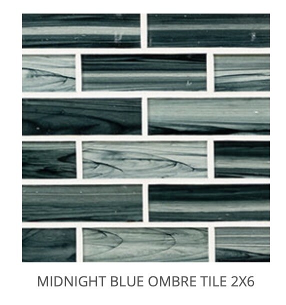 Midnight Blue Ombre Mosaic (MSI) $20.86 SQFT