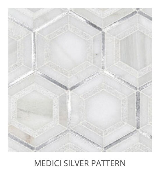 Medici Silver Mosaic (MSI) $30.56 SQFT