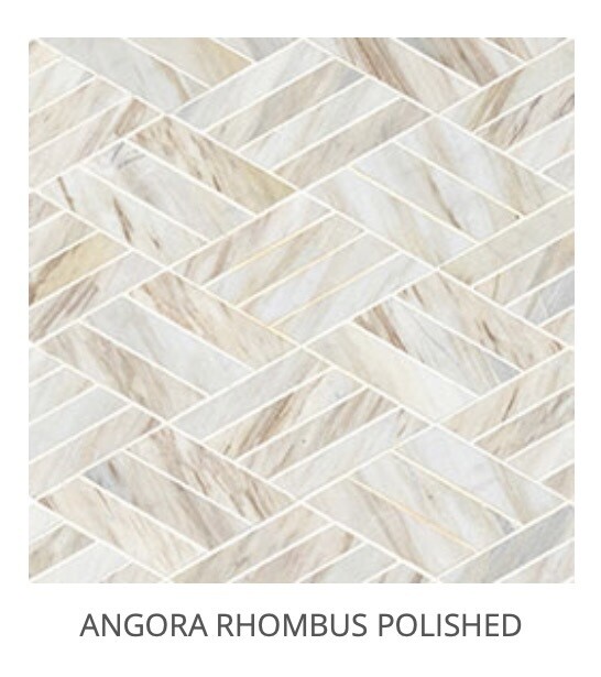 Angora Rhombus Mosaic (MSI) $22.19 SQFT