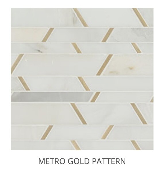 Metro Gold Mosaic (MSI) $32.16 SQFT