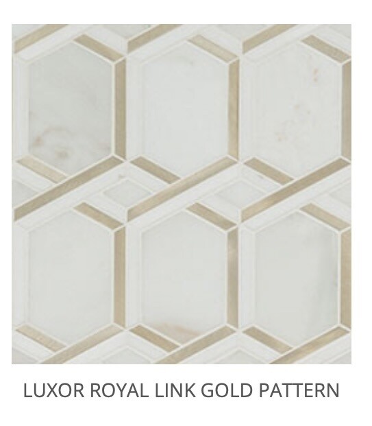 Luxor Royal Link Gold Mosaic (MSI) $33.58 SQFT