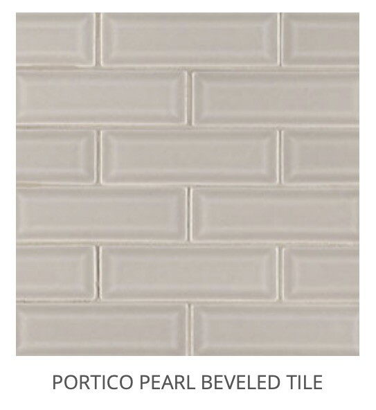Portico Pearl Beveled Subway Mosaic (MSI) $19.99 SQFT