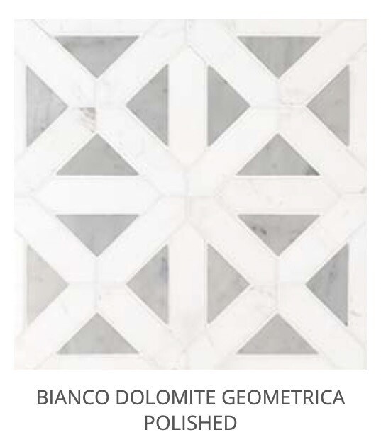 Bianco Dolomite Geometrica Mosaic (MSI) $28.87 SQFT