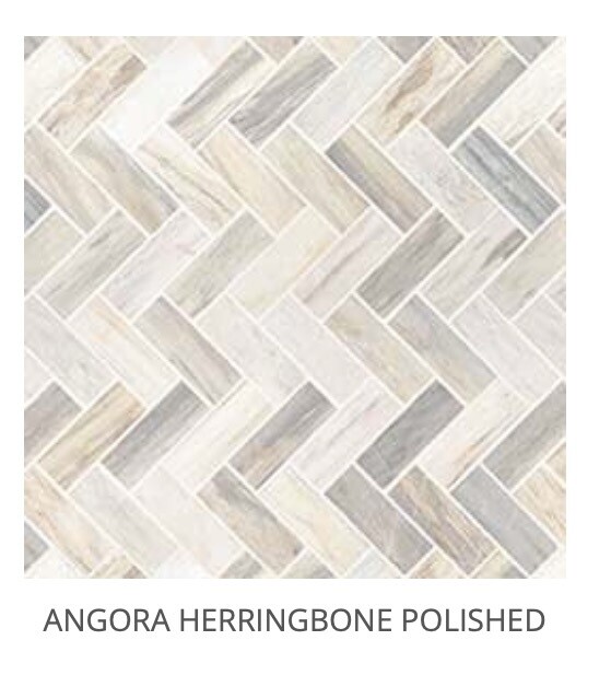 Angora Herringbone Mosaic (MSI) $21.88 SQFT