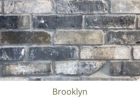 Reclaimed Brick Veneer &quot;Brooklyn&quot; Flats $18.98 SQFT