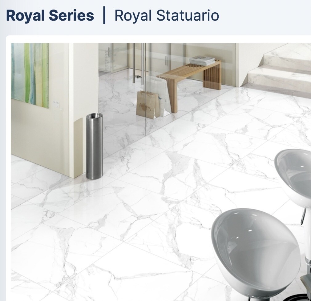 Royal Statuario 32x644 Polished (NE) $8.26 SQFT