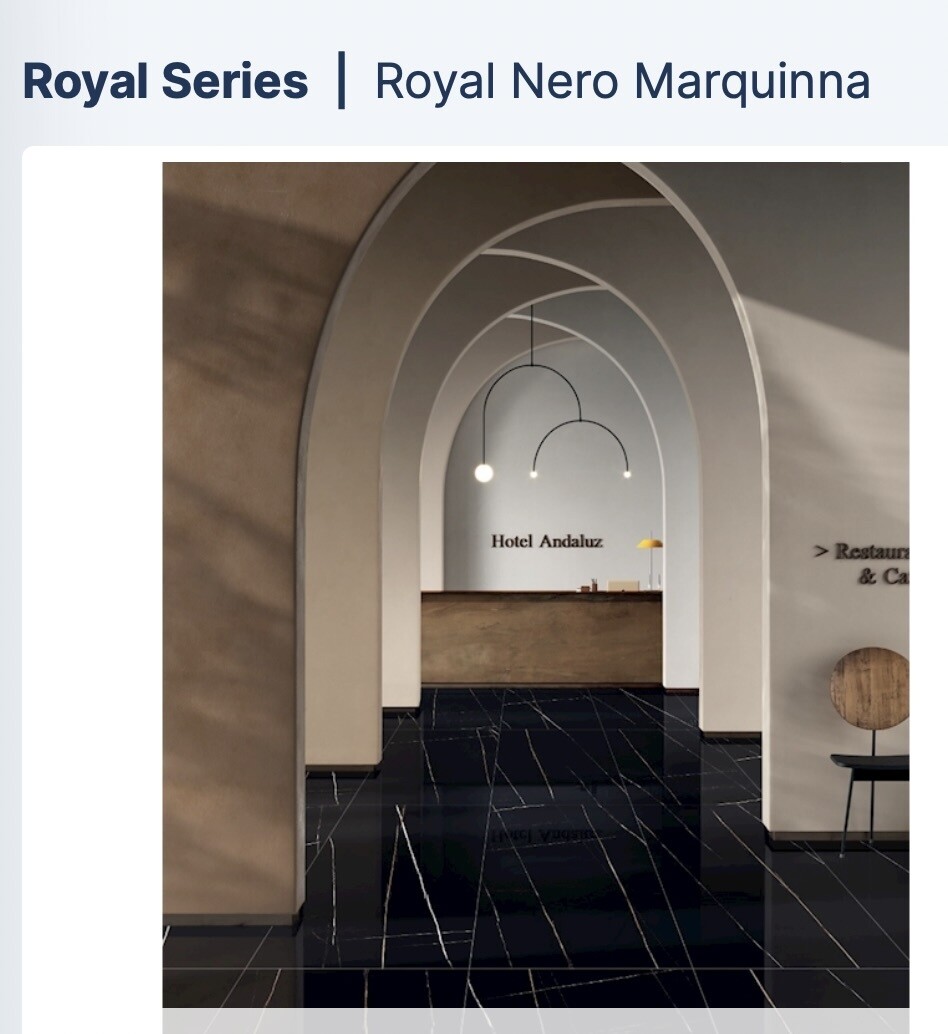 Royal Nero Marquina 24x48 High Gloss (NE) $7 SQFT