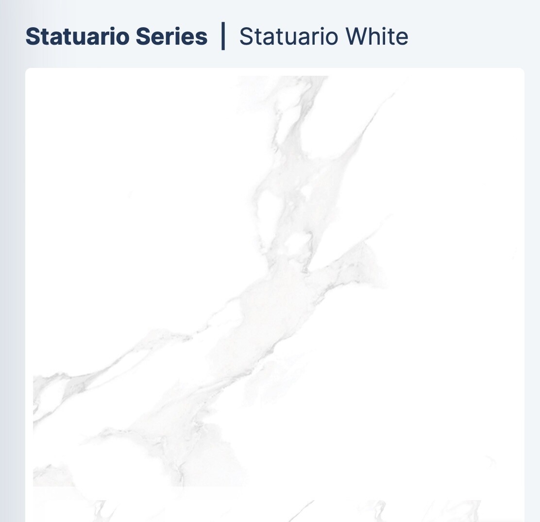 Statuario White 24x24 Matte or Polished (NESH) $4.24 SQFT