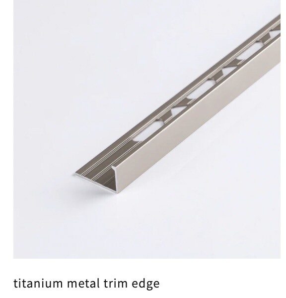 Titanium Metal Edge Trim 1/2 inch