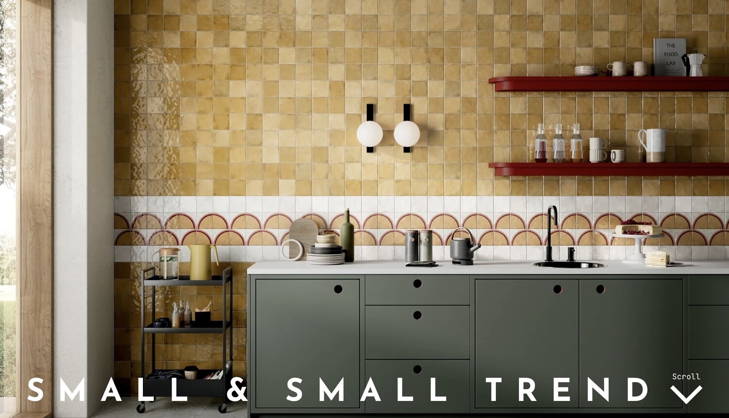 Small &amp; Small Trend Series (MW) 2.5x8 Decor - available in many patterns $10.99 SQFT