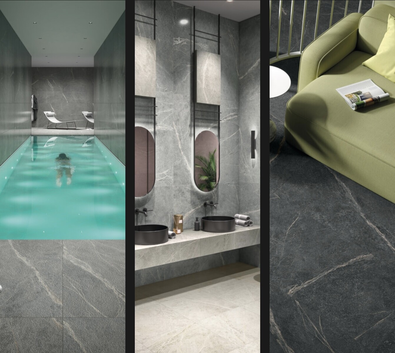 Soap Stone Series (MW) 24x24 available in four colors $10.49 SQFT