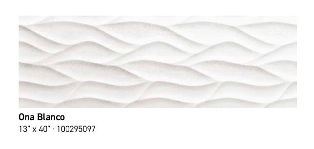 Ona Blanco 13x40 (PO) - $15.95 SQFT