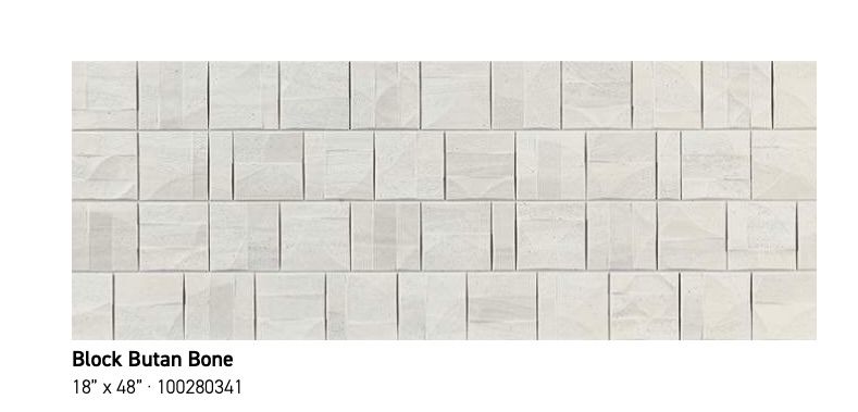 Block Button Bone 18x48 (PO) - $17.95 SQFT