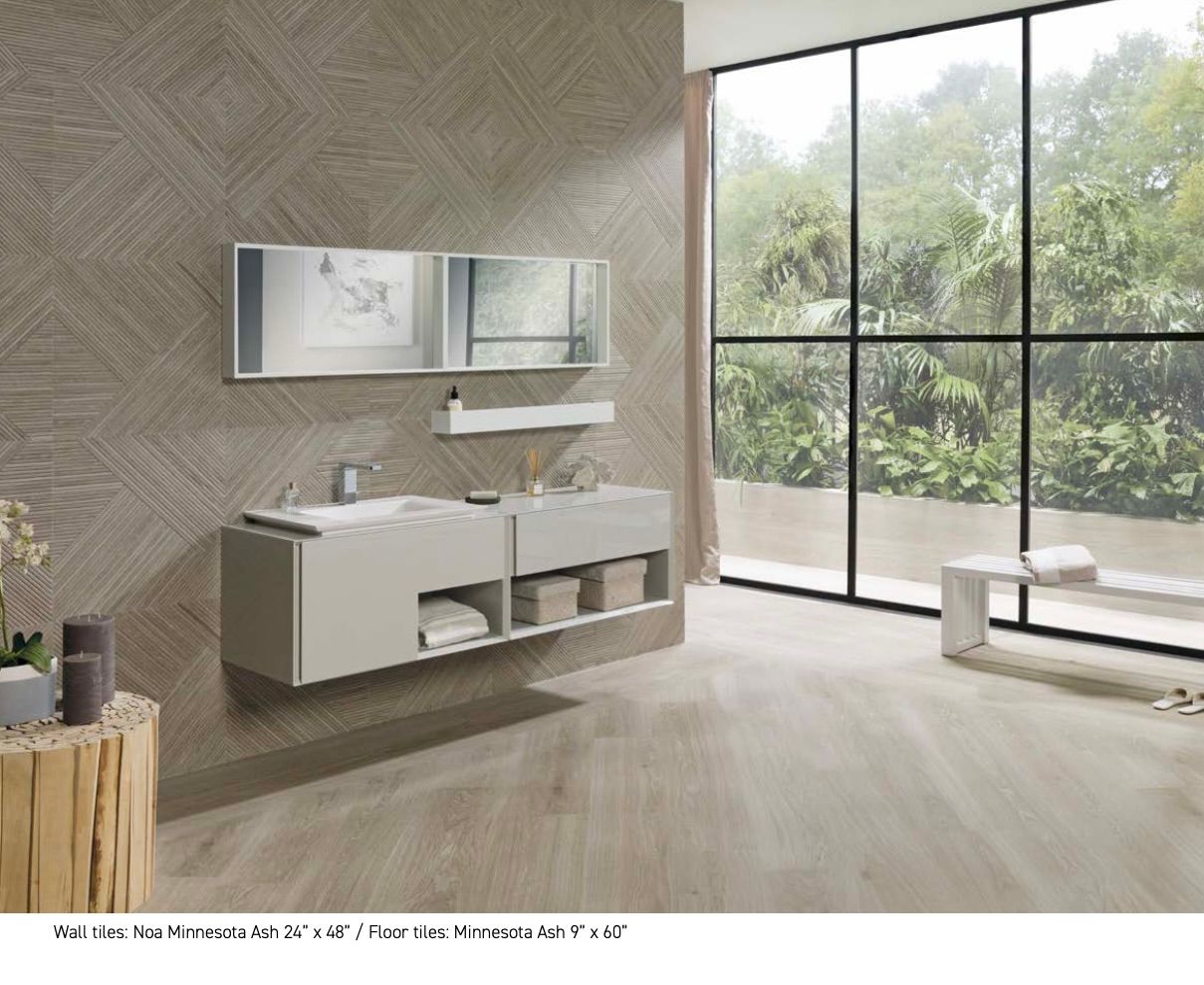 Noa Minnesota Ash/Noa Tanzania Almond/Noa Tanzania Wine 24x48 (PO) - $23.95 SQFT