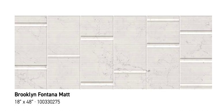 Brooklyn Fontana Matt 18x48 (PO) - $17.95 SQFT