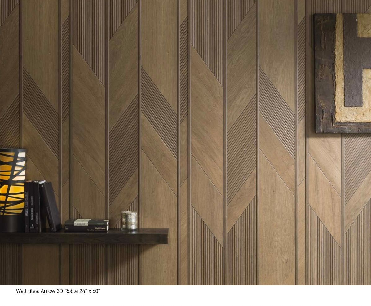 Arrow 3D Arce/Arrow 3D Roble 24x60 (PO) - $18.95 SQFT