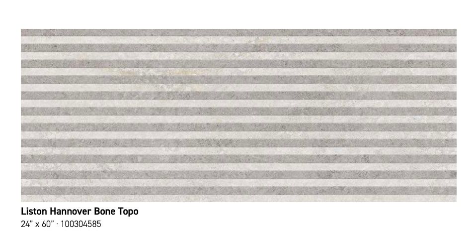 Liston Hannover Bone Topo 24x60 (PO) - $18.95 SQFT