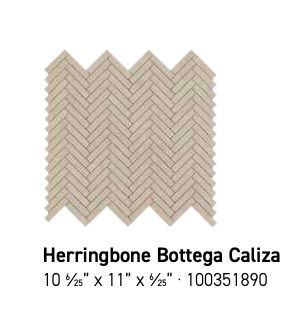 Herringbone Bottega Caliza 10x11 (PO) - sold by the piece