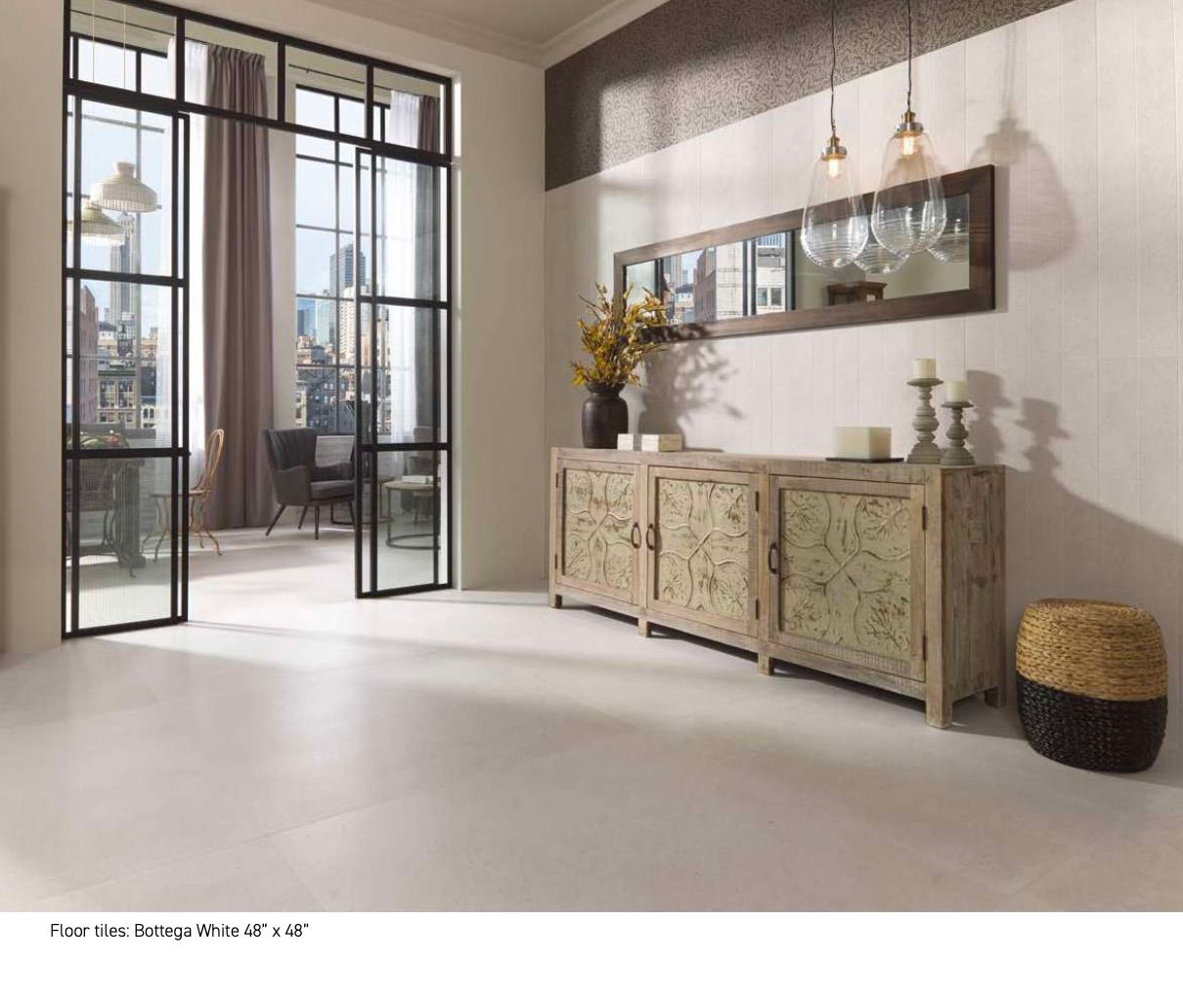 Bottega White L 48x48 (PO) - $19.95 SQFT