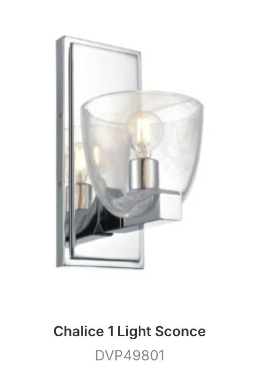 Chalice 1 Light Sconce - DVP49801