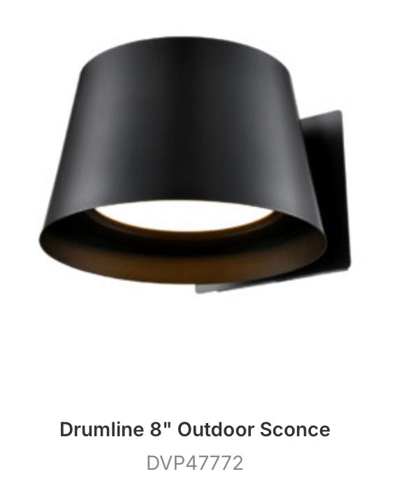 Drumline 8&quot; Outdoor Sconce - DVP47772