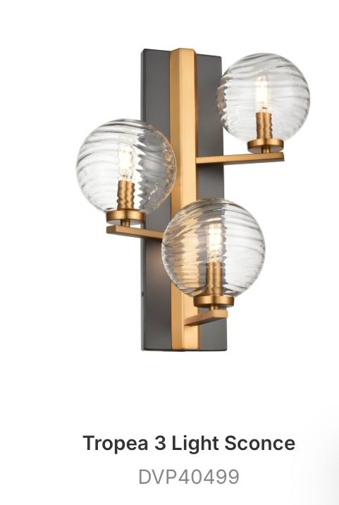 Tropea 3 Light Sconce - DVP40499