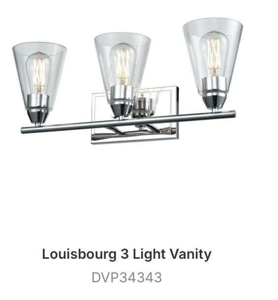 Louisbourg 3 Light Vanity - DVP34343