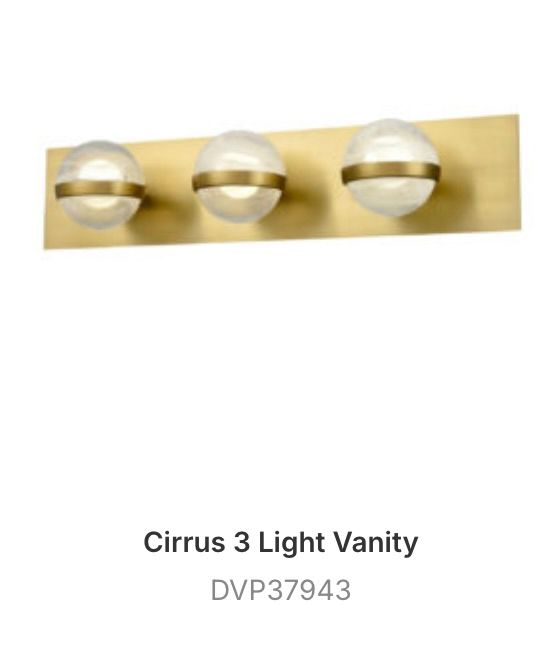 Cirrus 3 Light Vanity - DVP37943
