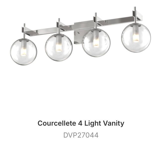 Courcellete 4 Light Vanity - DVP27044