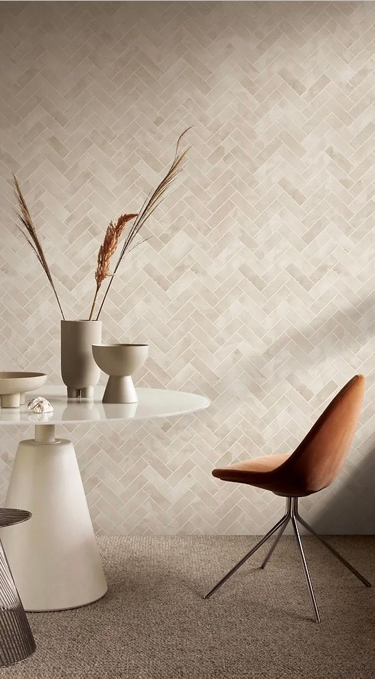 Upcycle Sand Dunes 1&quot;x4&quot; Herringbone Mosaic (GD) $19 SQFT