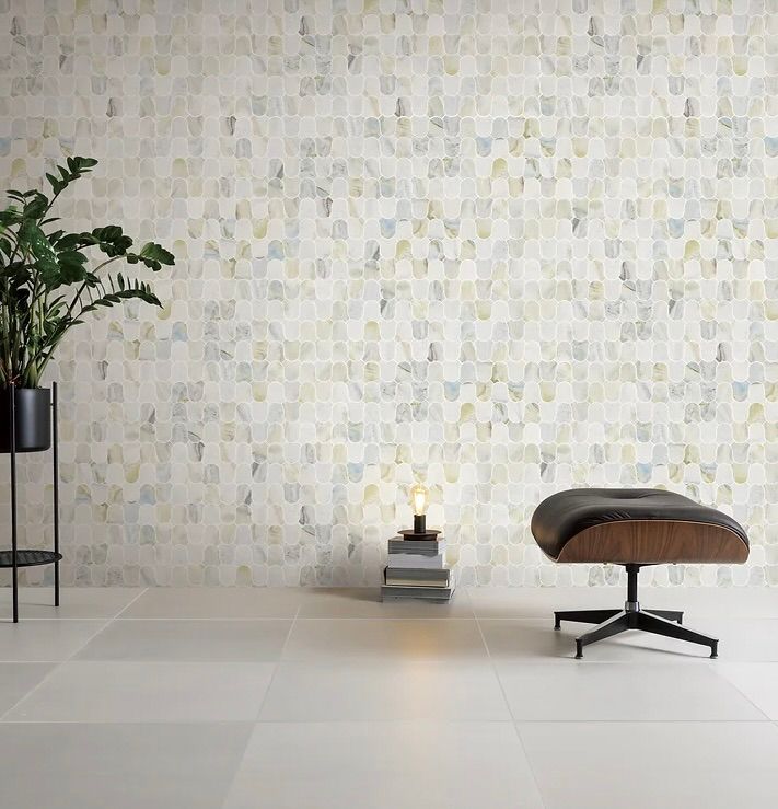 Linked Waves Versilia River Blue Honed Mosaic (GD) $31.50 SQFT