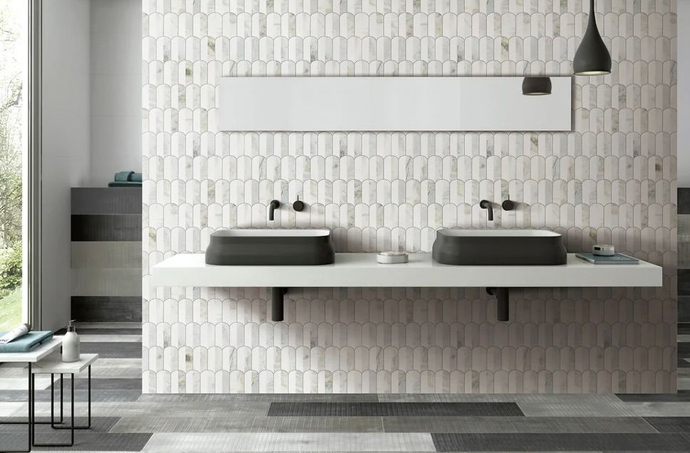 Coastline 2Tone Ocean Honed with Polished Accents (GD) $29.90 SQFT