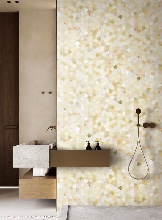 Orchid Onyx Floret Mosaic (GD) $25.70/pc